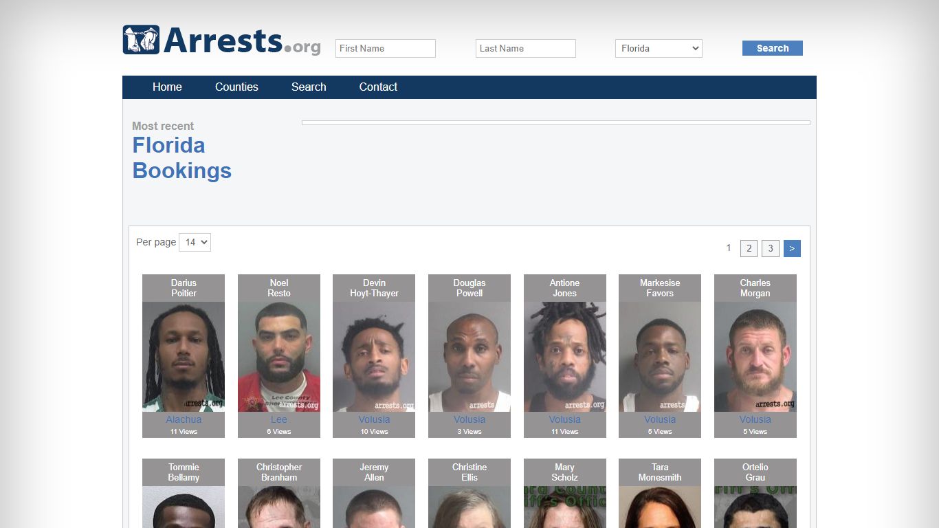 Florida Arrests and Inmate Search