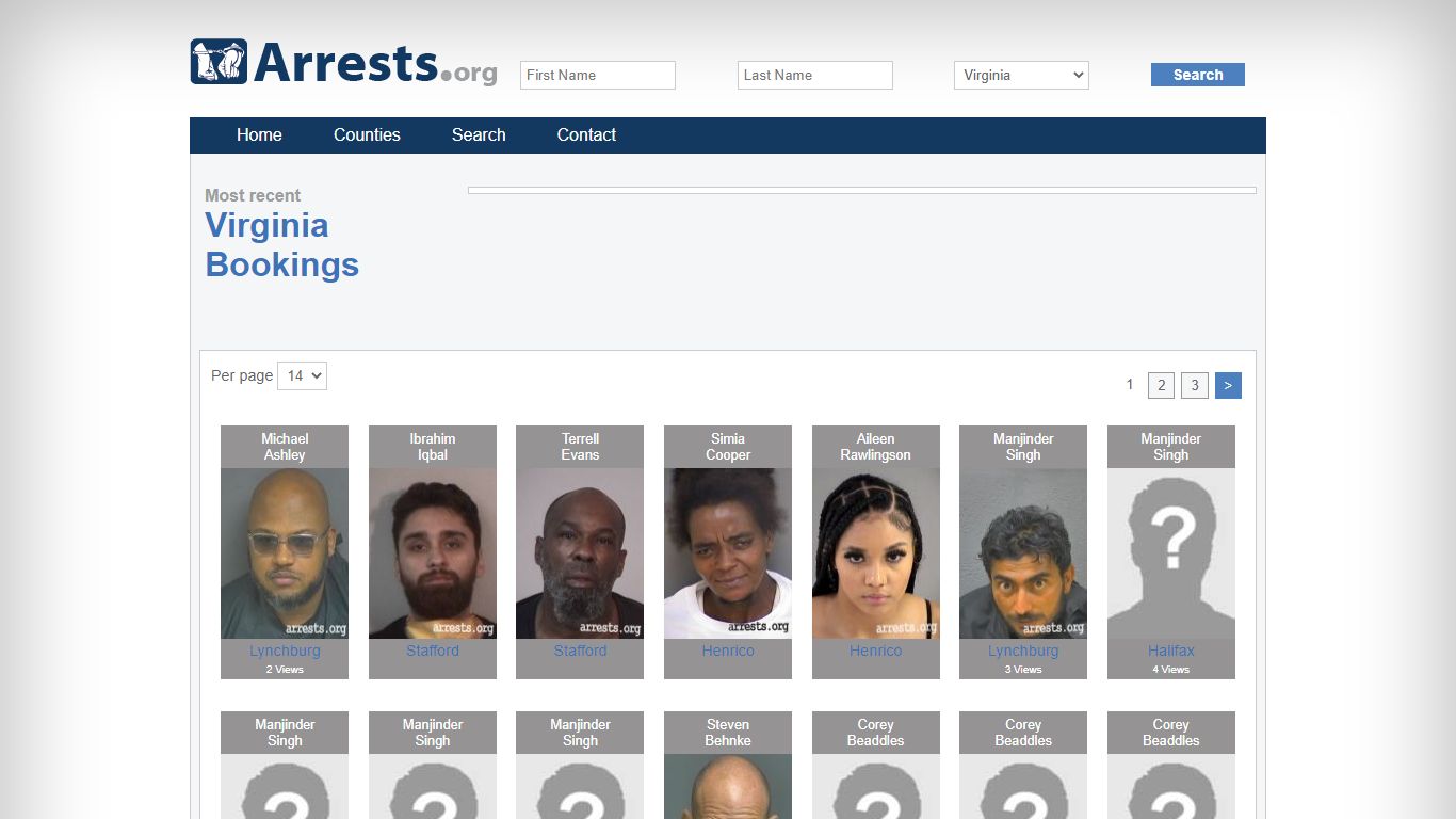 Virginia Arrests and Inmate Search